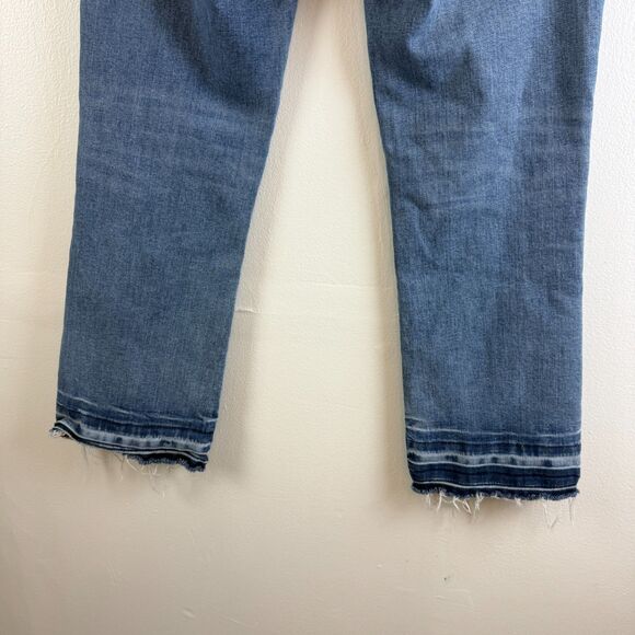 DRIFTWOOD Colette Embroidered Cropped Jeans Released Hemline Boho Women’s Sz 28 - Picture 7 of 13